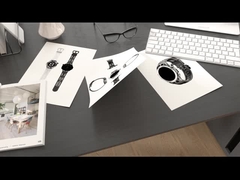 BT Calling Fashion Round Dial Đồng hồ thông minh Chức năng giám sát nhiều ngôn ngữ